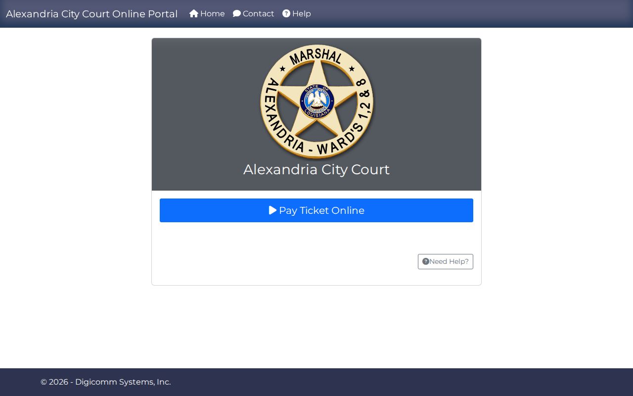 Alexandria traffic court docket payment source image