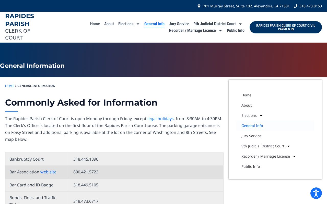 Rapides Parish court records copy request instructions