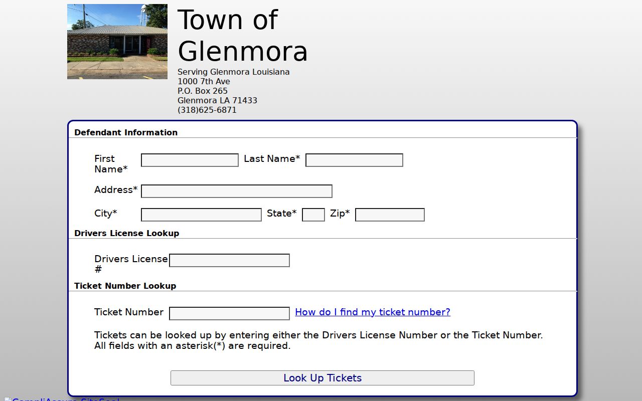 Glenmora court docket QuickCourt search source image