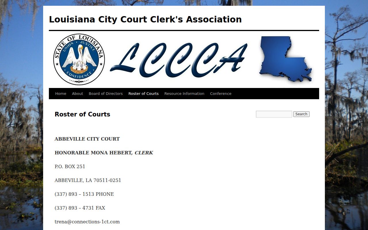 Pineville court docket clerk staff source image